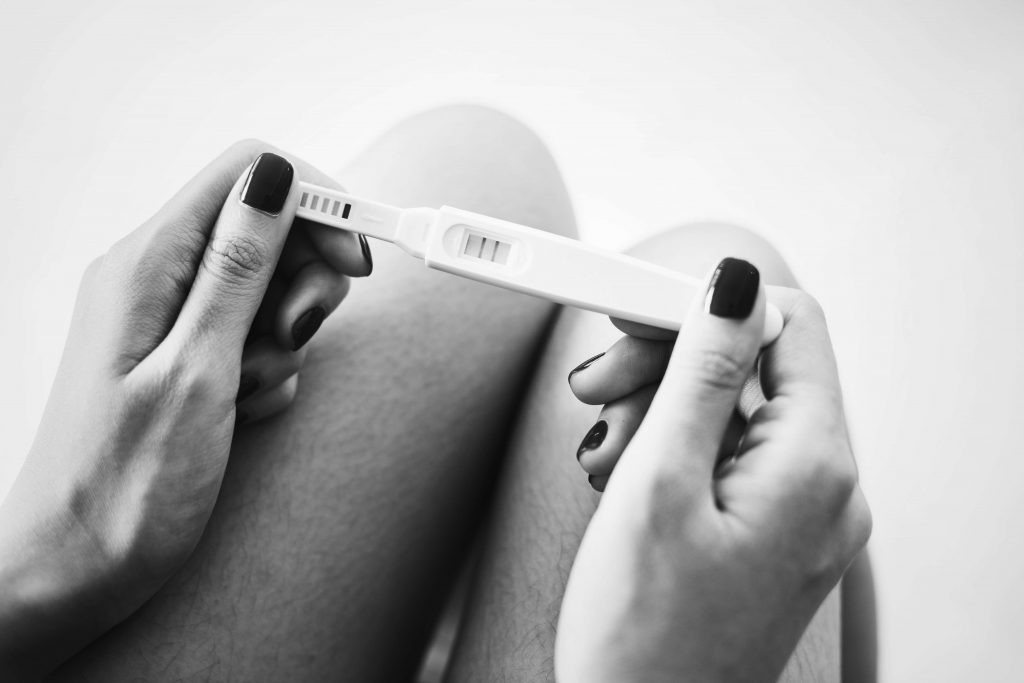 pozytywny test ciążowy